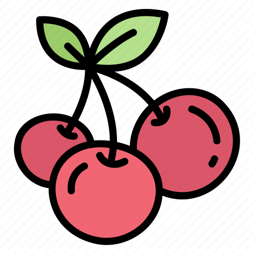 Cherry, red, berry, fruit, ripe, cherries, spring icon - Download on Iconfinder
