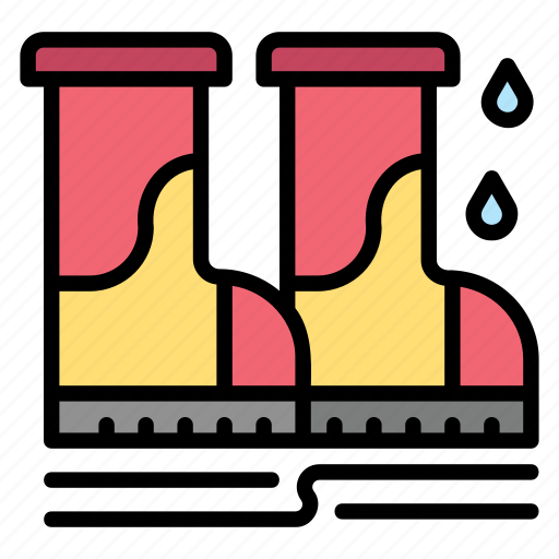 Rain, rubber, boots, spring, boot, shoes icon - Download on Iconfinder