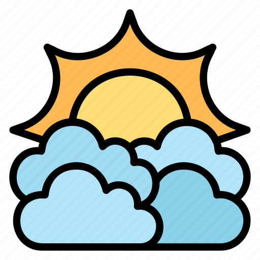 Sun, sky, weather, cloud, sunny, spring icon - Download on Iconfinder