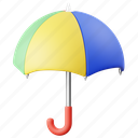 umbrella, spring, element, rain, season, protection, cute 
