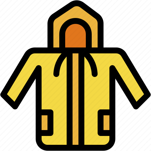 Rain, coat, rainy, spring, protection, safety icon - Download on Iconfinder