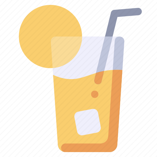 Beverage, drink, ice, lemon, tea icon - Download on Iconfinder