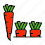 carrot, healthy, root, spring, vegetable 