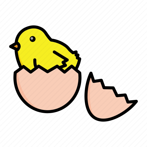 Chick, easter, egg, spring icon - Download on Iconfinder