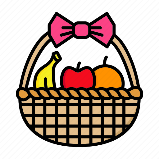 Basket, food, fruit, garden, natural icon - Download on Iconfinder