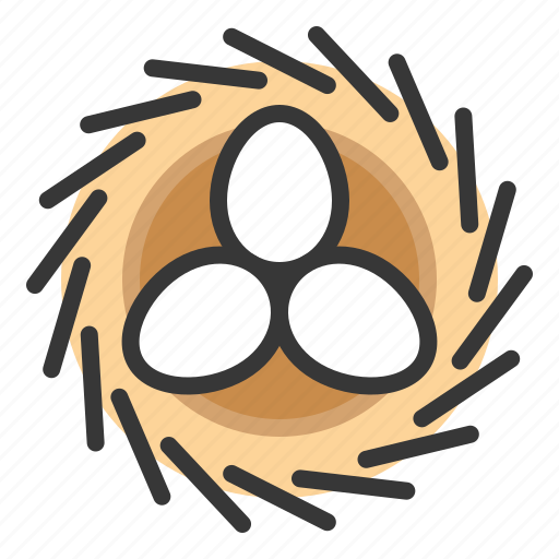 Bird's nest, egg, nature, nest, spring icon - Download on Iconfinder