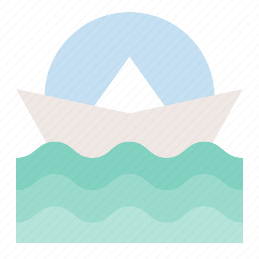 Boat, nature, sea, spring, water, wave icon - Download on Iconfinder