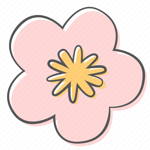 Floral, flower, nature, ornament, plant, spring, star icon - Download on Iconfinder