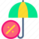sales, commerce, and, shopping, offer, umbrella, season