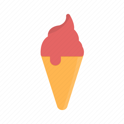 Cone, cream, ice, dessert, sweet, spring, holiday icon - Download on Iconfinder