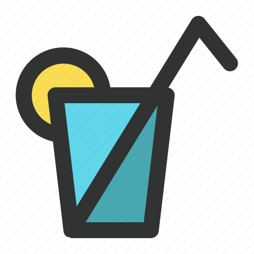 Drink, ice, juice, lemon tea, spring icon - Download on Iconfinder