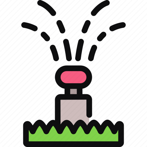 Sprinkler, gardening, watering, irrigation, yard, agriculture icon - Download on Iconfinder