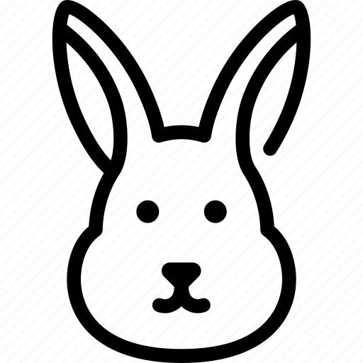 Rabbit, bunny, domestic animal, pet, hare, mammal icon - Download on Iconfinder