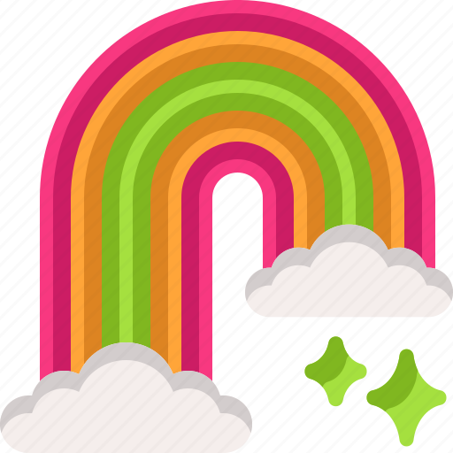 Rainbow, sky, cloud, nature, rain icon - Download on Iconfinder