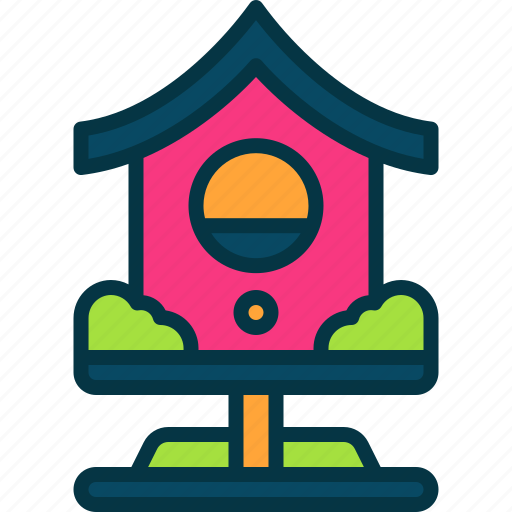 Birdhouse, house, spring, bird, tree icon - Download on Iconfinder
