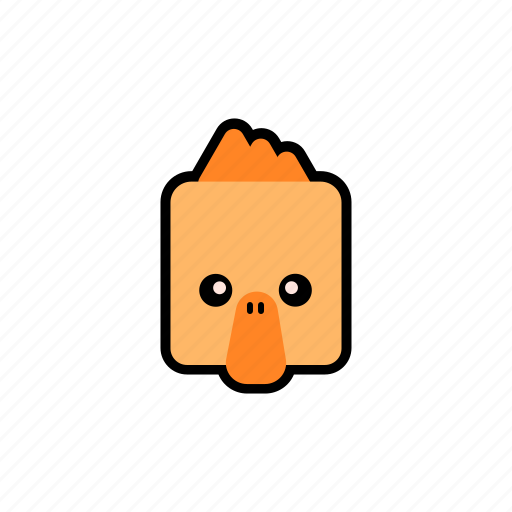 Animals, cute, cute animals, domestic animals, duck, emoji, zoo icon - Download on Iconfinder