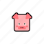 cute pig, farm pig, pig, pig pink, pink pig, square 