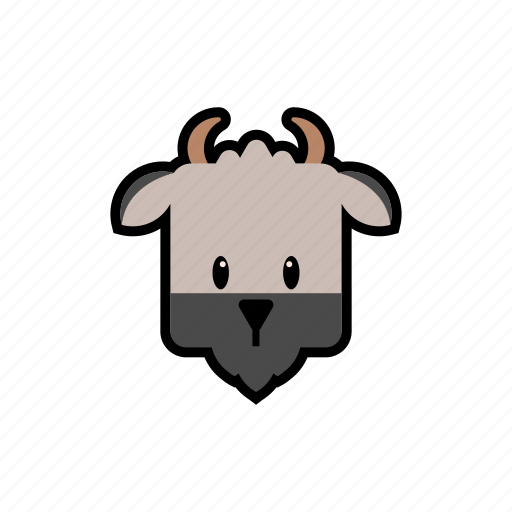 Design, domestic animal, farm, hegoat, lovely, set, zoo icon - Download on Iconfinder