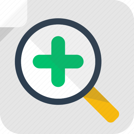 Glass, in, magnifier, zoom icon - Download on Iconfinder