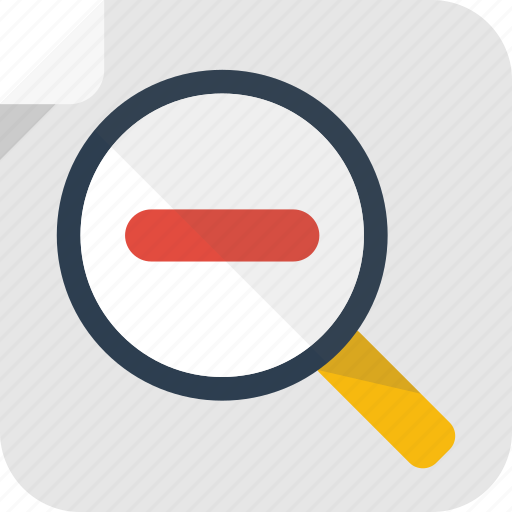 Glass, magnifier, out, zoom icon - Download on Iconfinder