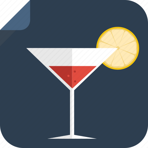 Lemon, alcohol, cocktail, drink, glass, soft drink, wine icon - Download on Iconfinder