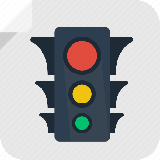 Light, traffic, traffic light icon