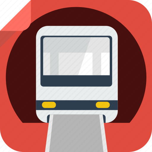 Tram, tube, rail, tunnel, train, subway, tramway icon - Download on Iconfinder