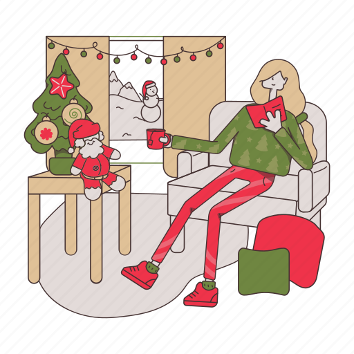New year's day, winter, xmas, snowflake, holiday, christmas illustration - Download on Iconfinder