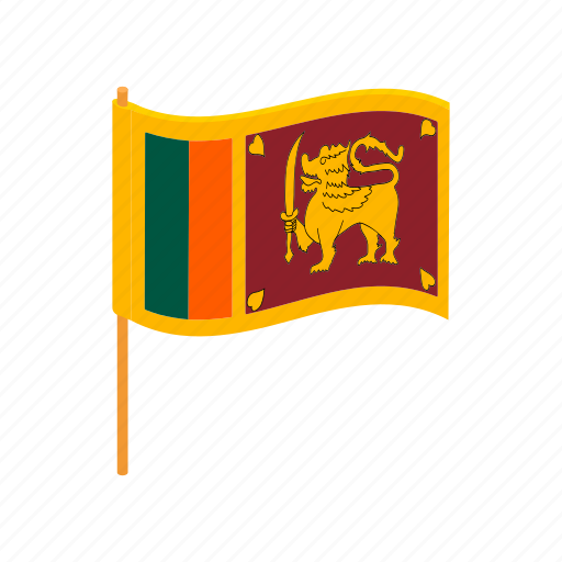 Banner, cartoon, country, flag, lanka, national, sri icon - Download on Iconfinder