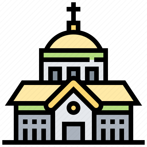 Building, chapel, christain, church, landmark icon - Download on Iconfinder