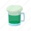 beer, cartoon, day, glass, green, mug, patrick 