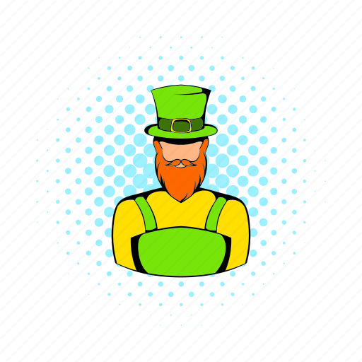 Celebration, clover, comics, day, irish, leprechaun, shamrock icon - Download on Iconfinder