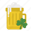 beer, beer mug, irish beer, lager, saint patrick&#x27;s day 