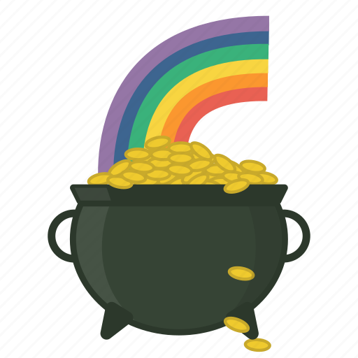 Festival, fortune, gold, irish, of, pot, rainbow icon - Download on Iconfinder