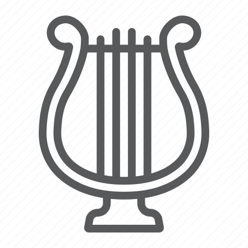 Culture, harp, instrument, lyre, music icon - Download on Iconfinder