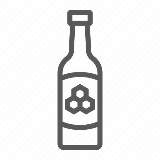 Alcohol, bottle, drink, glass, honey, mead, sweet icon - Download on Iconfinder