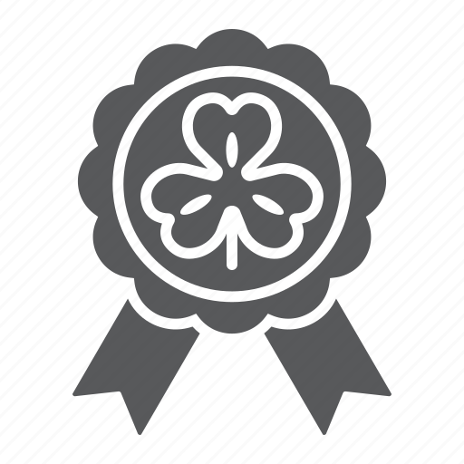 Award, clover, luck, medal, rosette icon - Download on Iconfinder