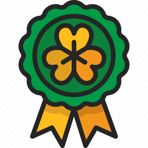 Badge, award, warranty, st, patrick, shamrock, reward icon - Download on Iconfinder