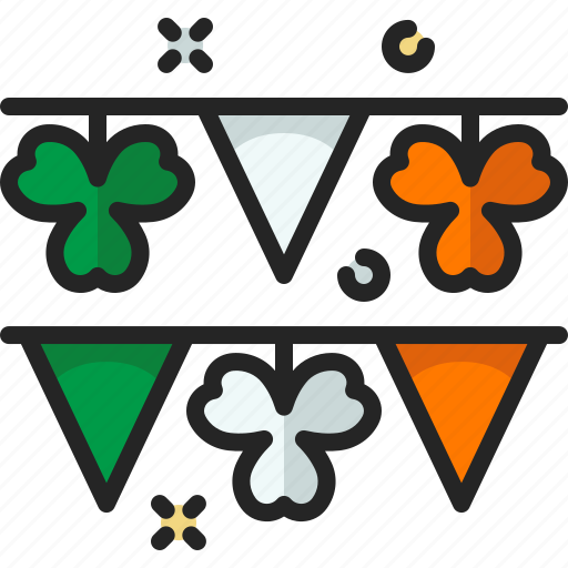 Garland, flag, bunting, pennant, banner, decoration icon - Download on Iconfinder