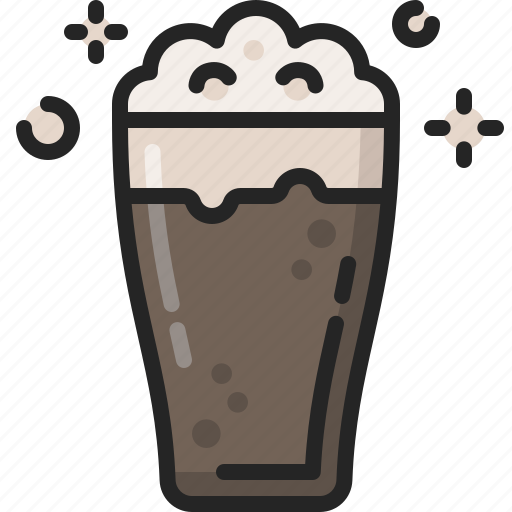 Pint, stout, beer, drink, glass, irish, coffee icon - Download on Iconfinder