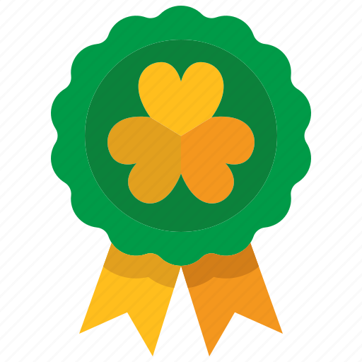 Badge, award, warranty, st, patrick, shamrock, reward icon - Download on Iconfinder