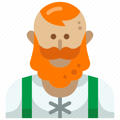 Irish, man, character, beard, avatar, male, people icon - Download on Iconfinder