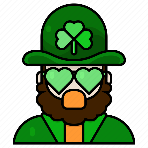 Costume, st patricks day, irish, character, avatar, mask, beard icon - Download on Iconfinder