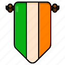 flag, st patricks day, irish, country, nation