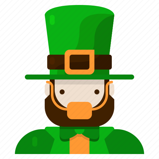 Leperchaun, st patricks day, irish, ireland, character, avatar, hat icon - Download on Iconfinder