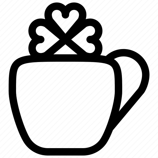 Clover, cup, day, drink, patricks, trefoil icon - Download on Iconfinder