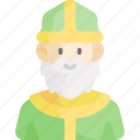 saint patrick, st patricks day, st patrick, saint, man, irish, ireland, avatar