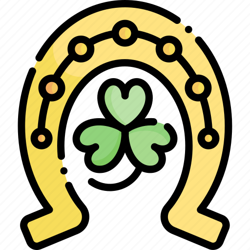Horseshoe, st patricks day, st patrick, luck, shamrock, clover icon - Download on Iconfinder