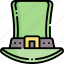 top hat, st patricks day, st patrick, hat, leprechaun, costume, ireland, irish 