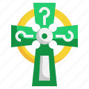 celtic, cross, religion, cultures, and, traditional